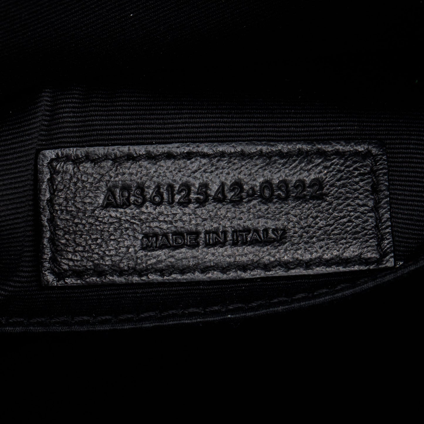 Saint Laurent 2022 Black Croc Embossed Patent Leather Lou Camera Bag