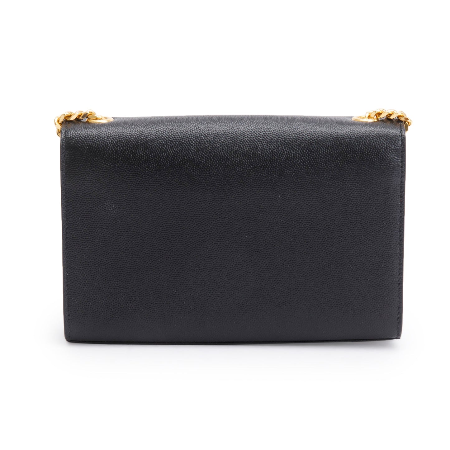 Saint Laurent 2022 Black Grained De Poudre Leather Small Kate Tassel Bag