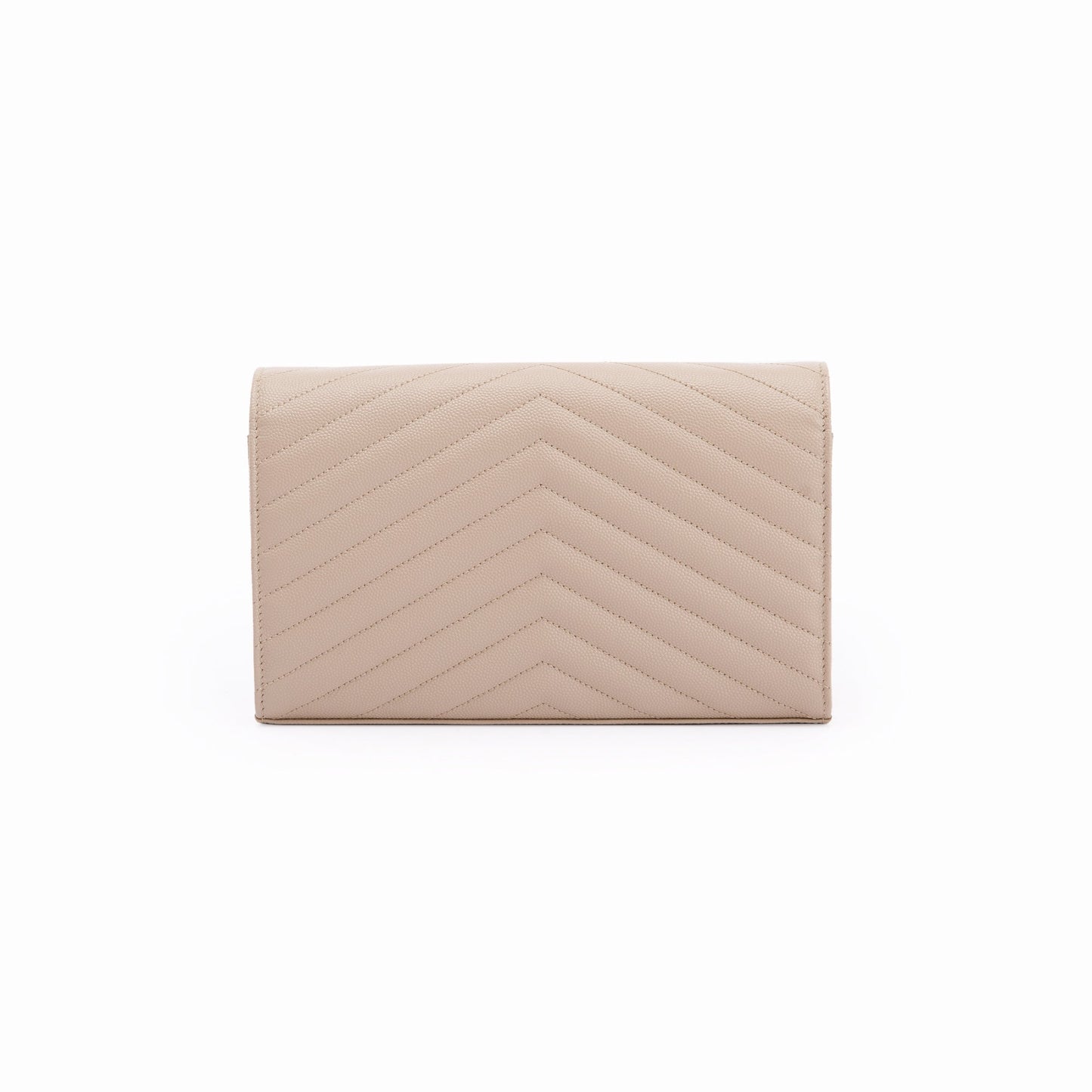 Saint Laurent 2022 Cassandre Matelasse Chain Wallet