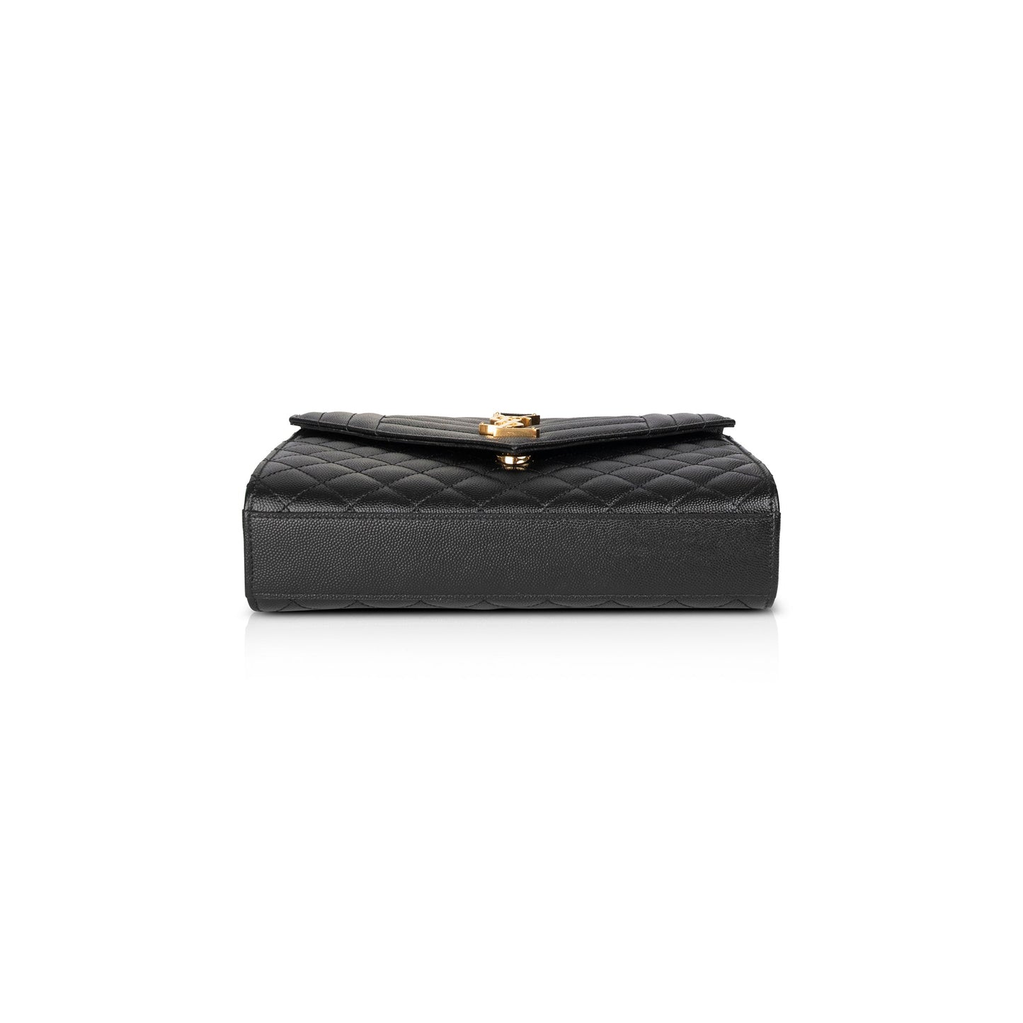 Saint Laurent 2022 Medium Monogram Matelasse Envelope Chain Bag