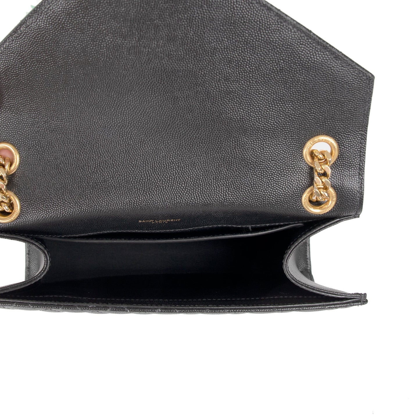 Saint Laurent 2022 Medium Monogram Matelasse Envelope Chain Bag