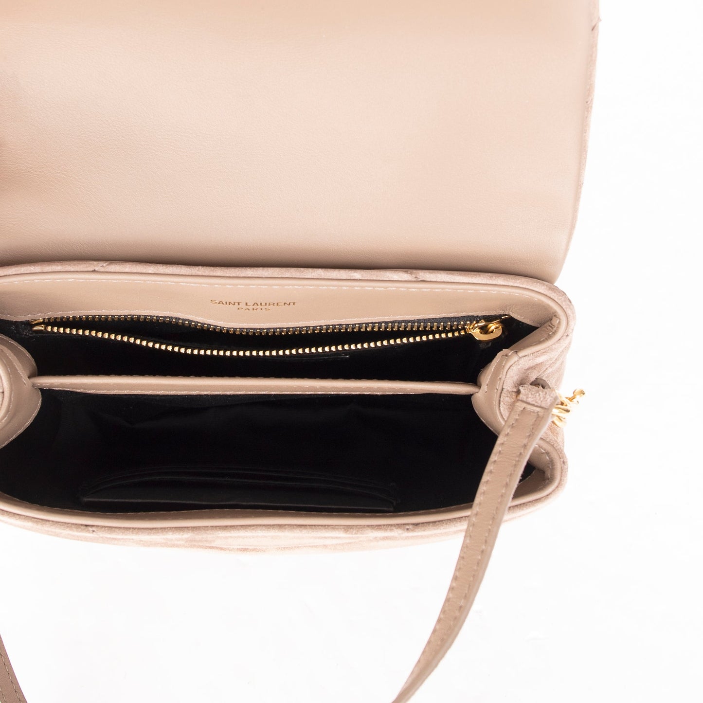 Saint Laurent 2022 Suede Toy Loulou Crossbody Bag
