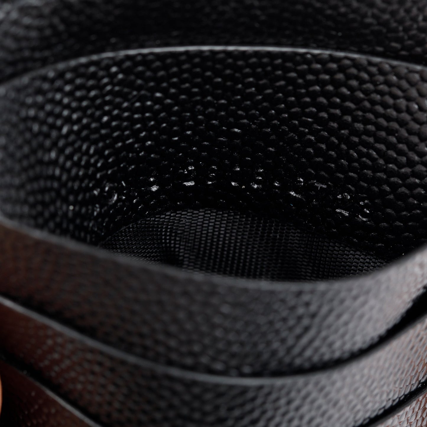 Saint Laurent 2023 Black Grain De Poudre Cassandre Matelasse Fragments Flap Card Case