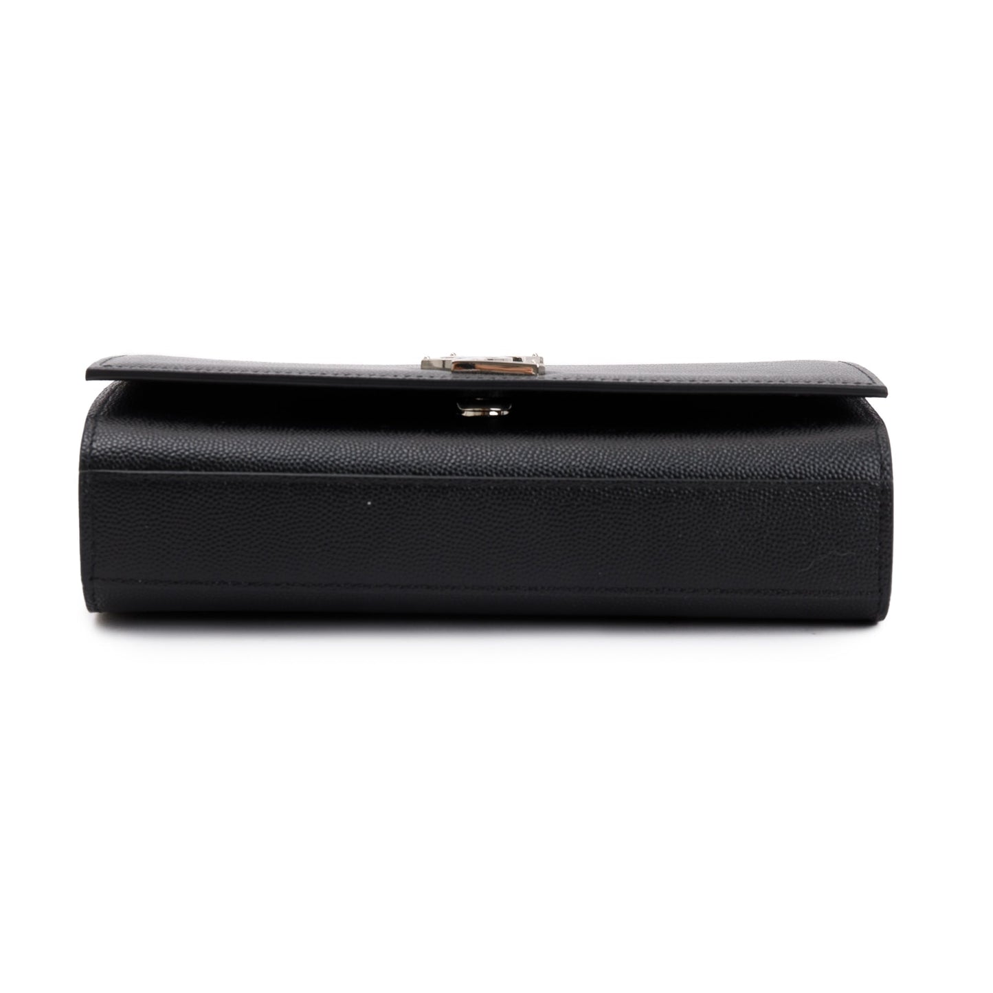 Saint Laurent 2023 Black Grain De Poudre Leather Small Kate Bag
