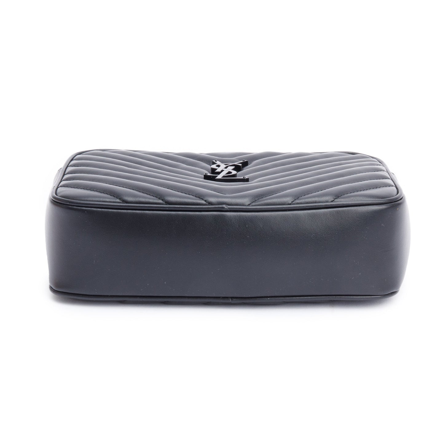 Saint Laurent 2023 So Black Quilted Leather Lou Camera Bag
