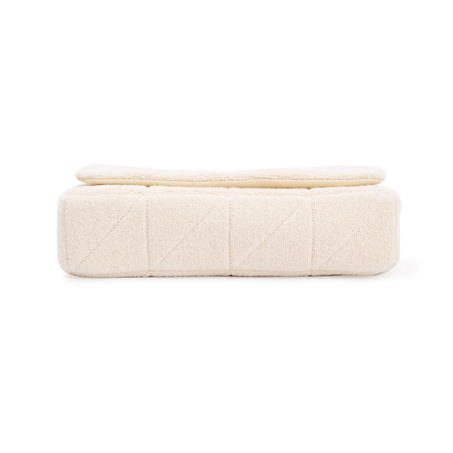 Saint Laurent 2023 White Terry Cloth Medium Jamie bag