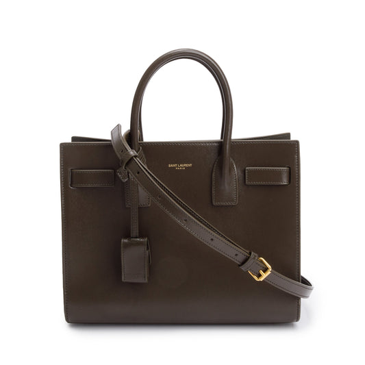 Saint Laurent 2024 Brown Smooth Leather Baby Sac De Jour