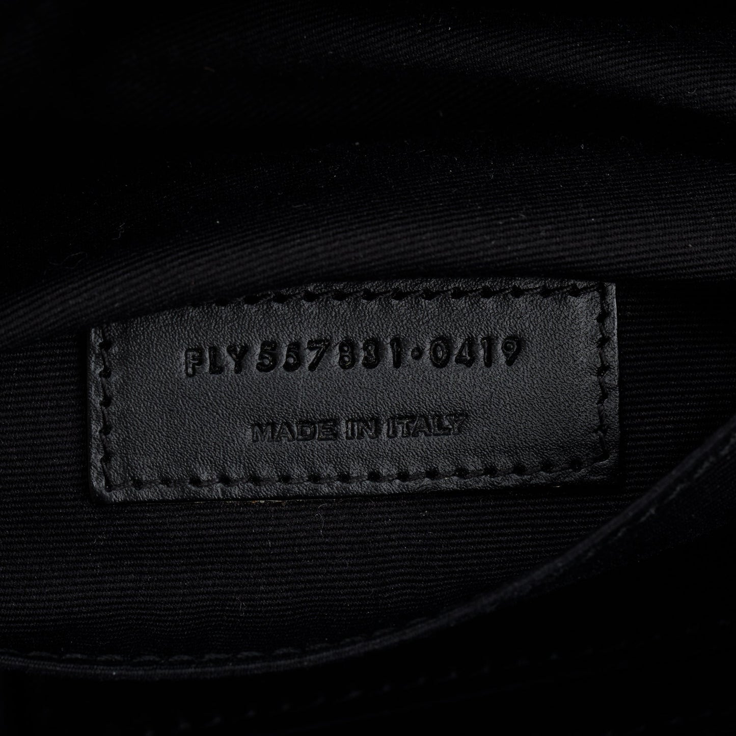 Saint Laurent Black Canvas Classic Crossbody Bag
