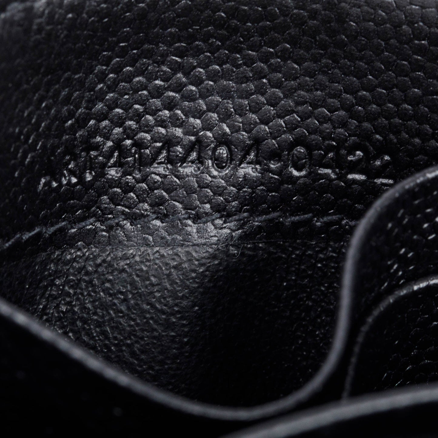 Saint Laurent Black Grain De Poudre Cassandre Matelasse Small Envelope Wallet
