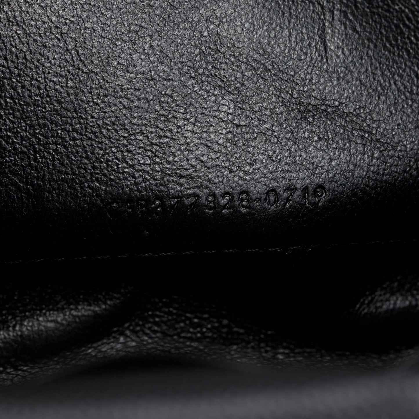 Saint Laurent Black Grain De Poudre Leather Cassandre Matelasse Chain Wallet