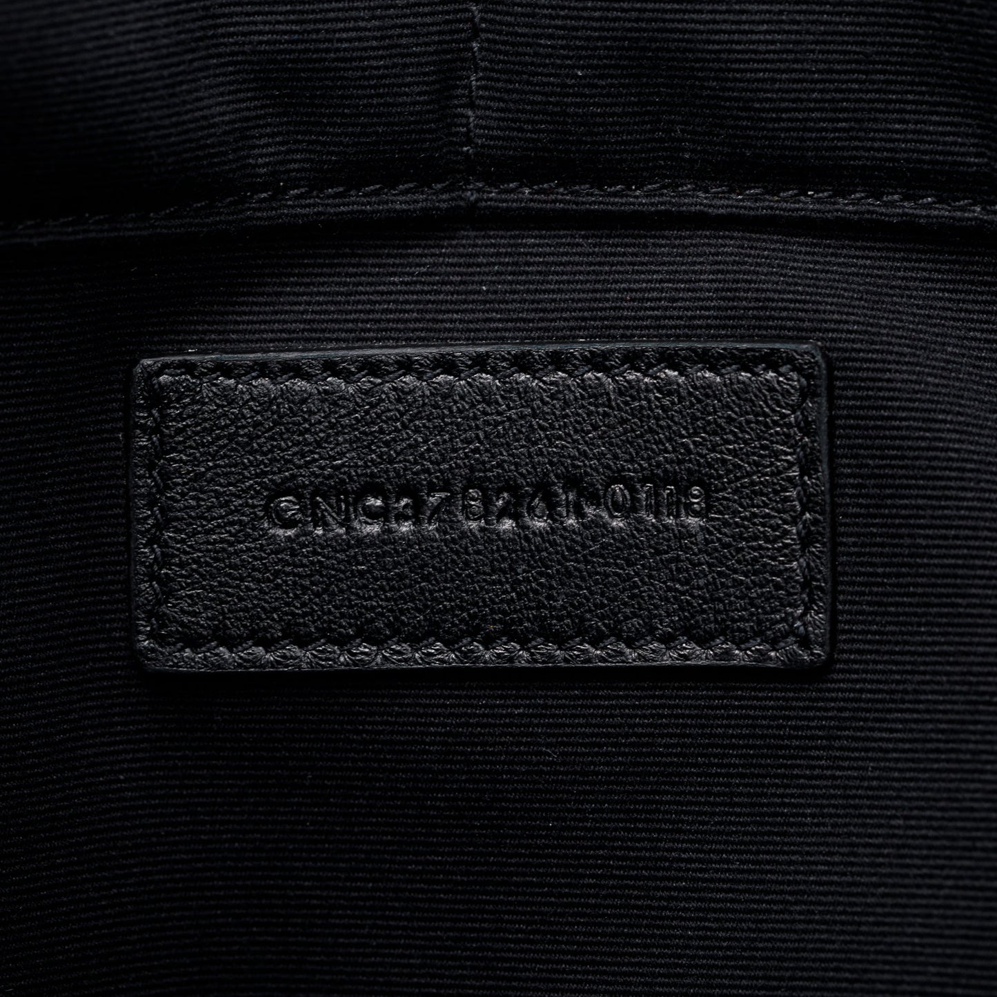 Saint Laurent Black Grain De Poudre Leather Large Zipped Document Holder