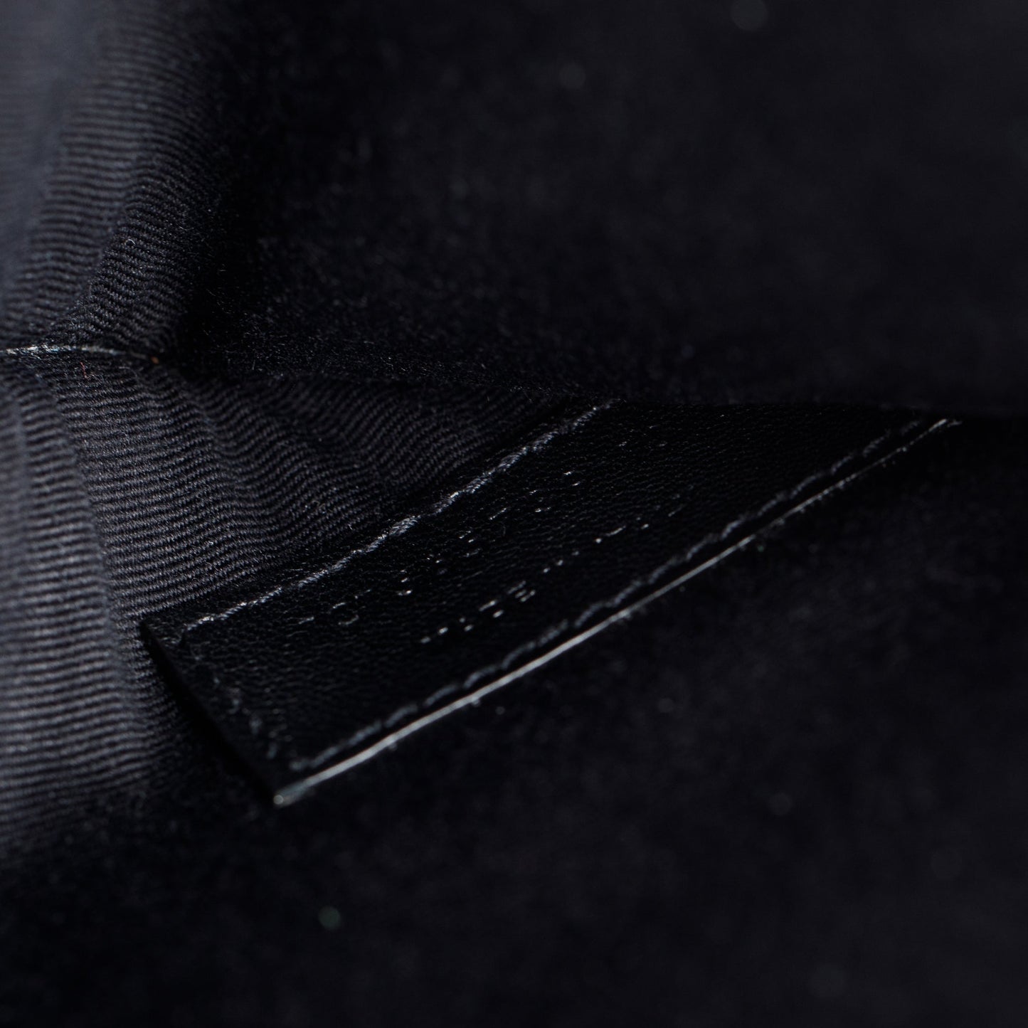 Saint Laurent Black Grain De Poudre Leather Uptown Pouch