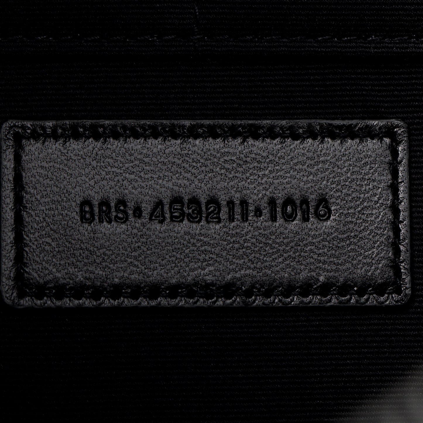 Saint Laurent Black Mixed Matelasse Classic Monogram Zipped Document Holder