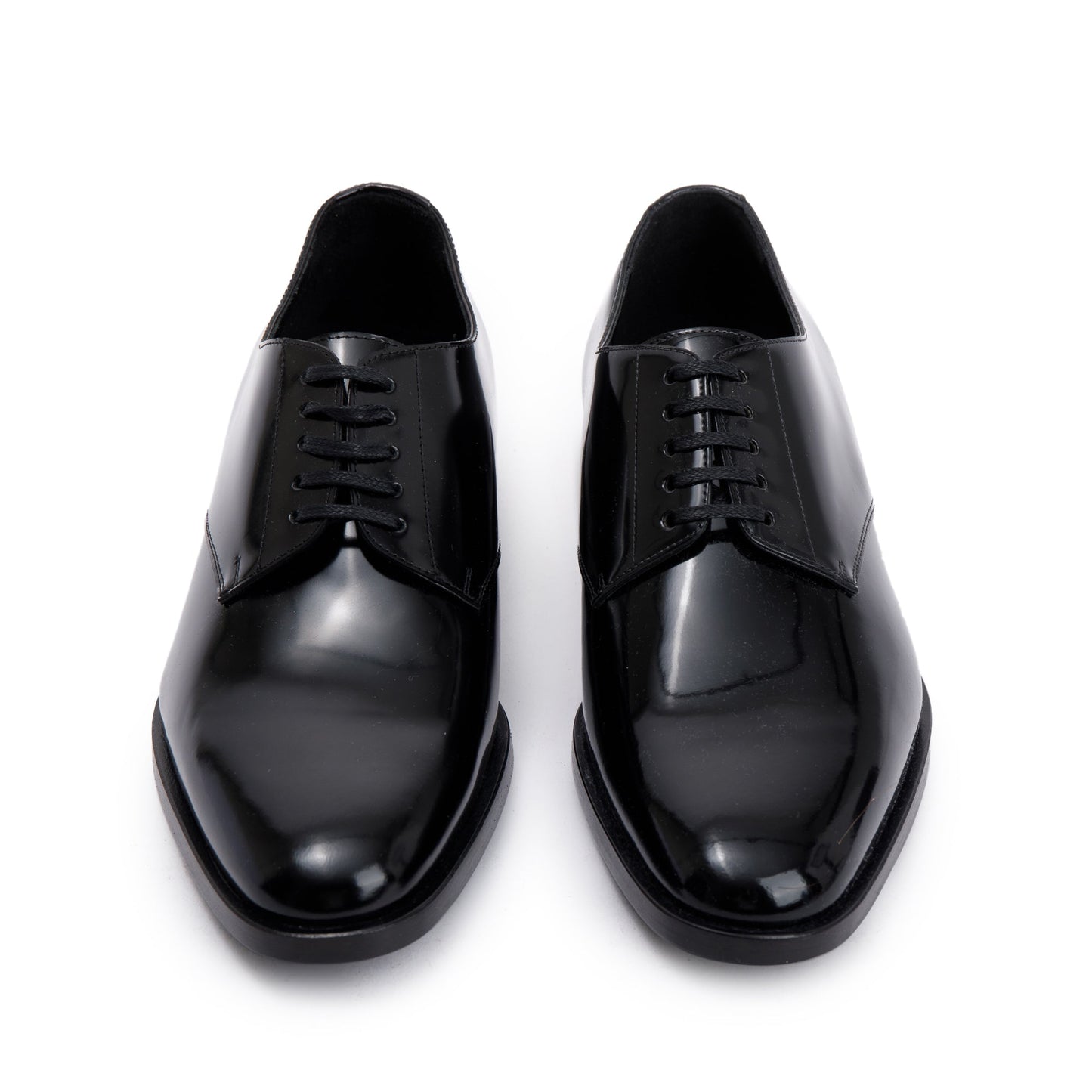 Saint Laurent Black Patent Leather Montaigne 25 Uniform Shoes, Size 37