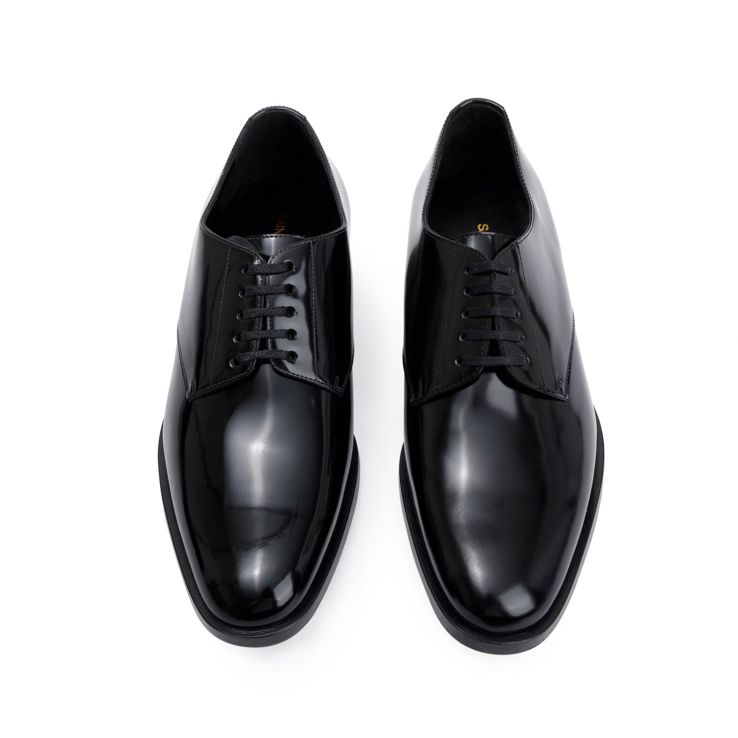 Saint Laurent Black Patent Leather Montaigne 25 Uniform, Size 37