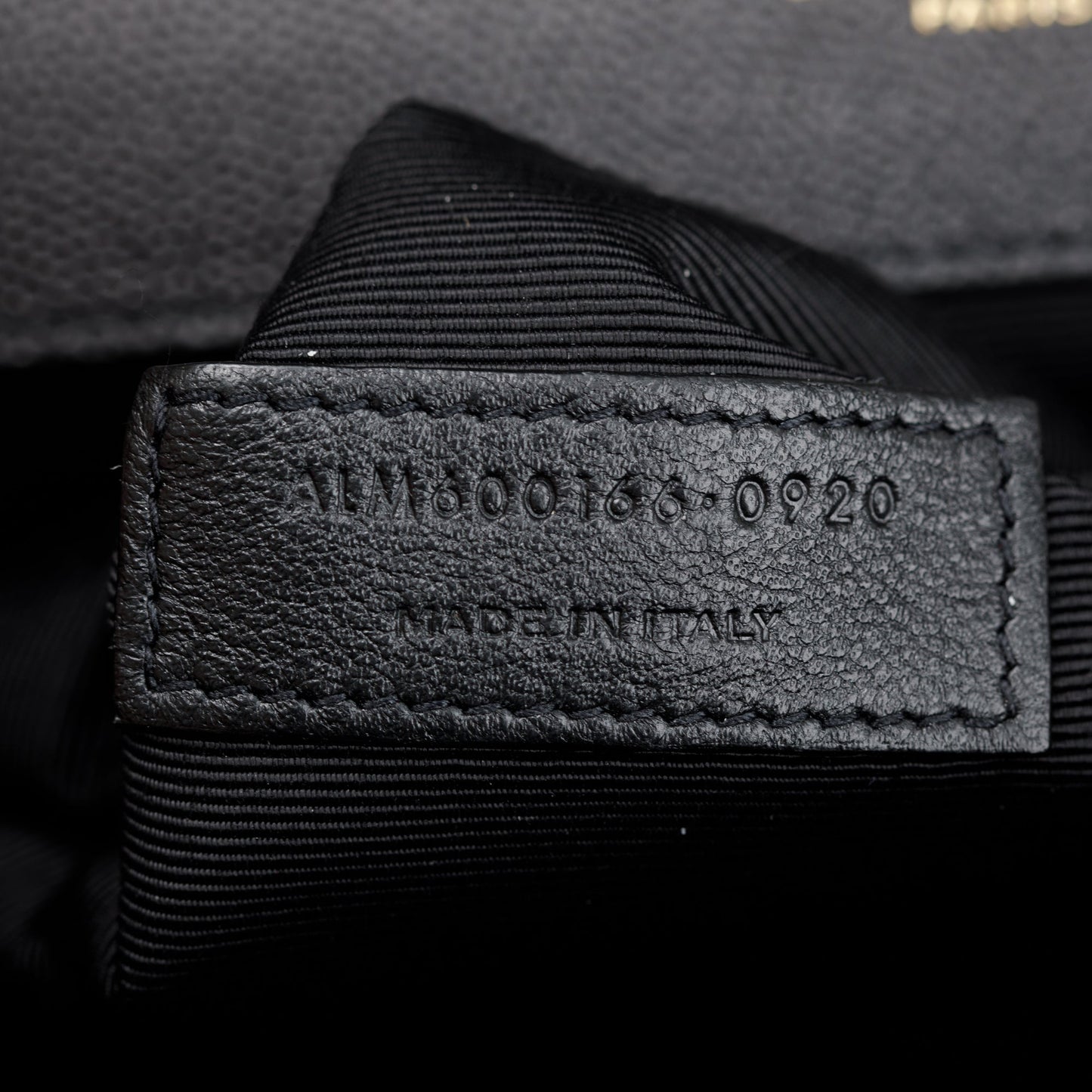 Saint Laurent Black Quilted Grain De Poudre Leather Large Envelope Chain Bag