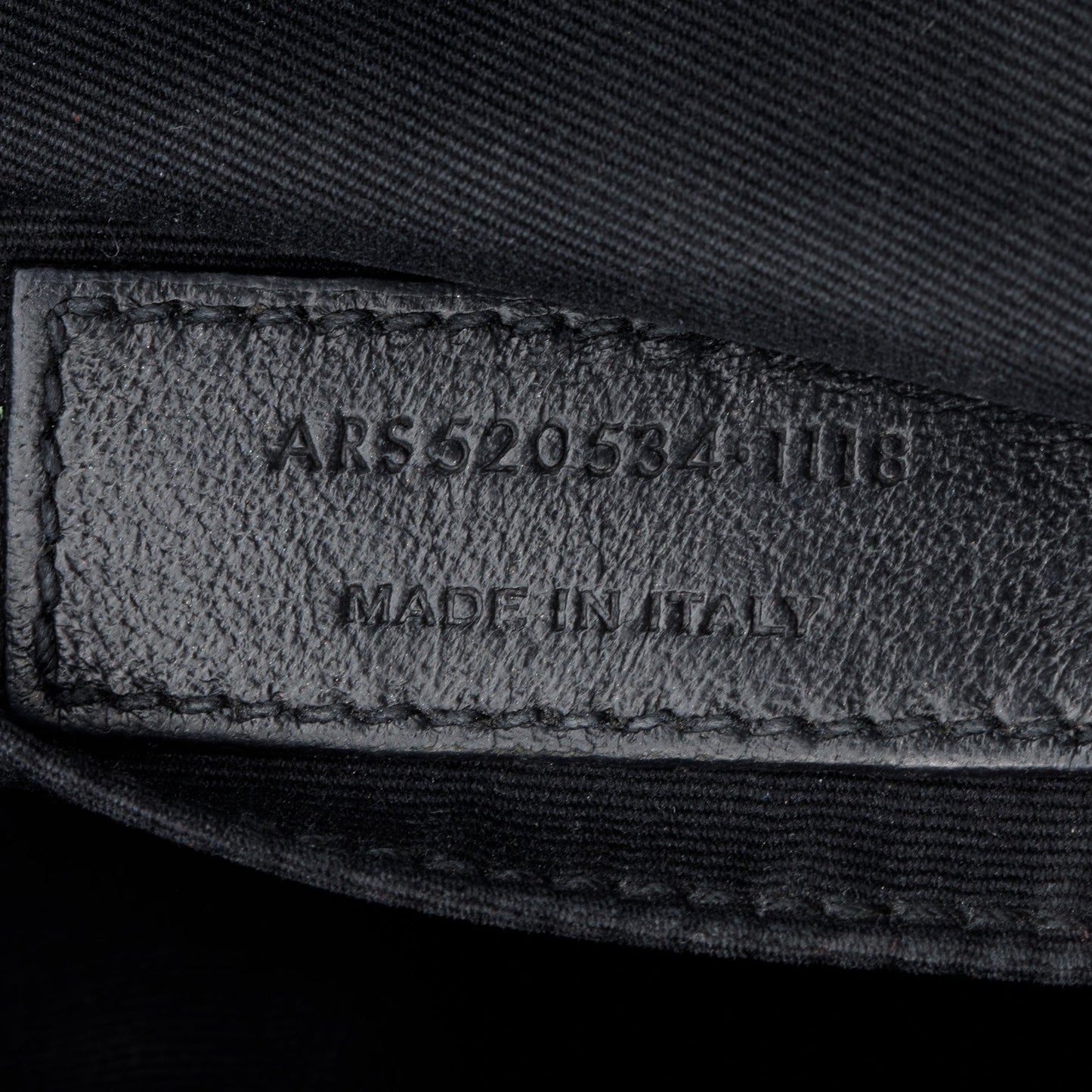 Saint Laurent Black Quilted Leather Lou Camera Bag