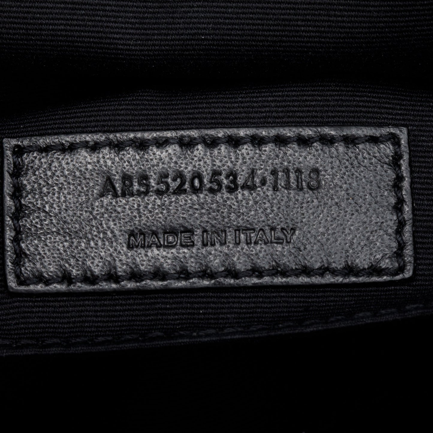 Saint Laurent Black Quilted Leather Lou Camera Bag