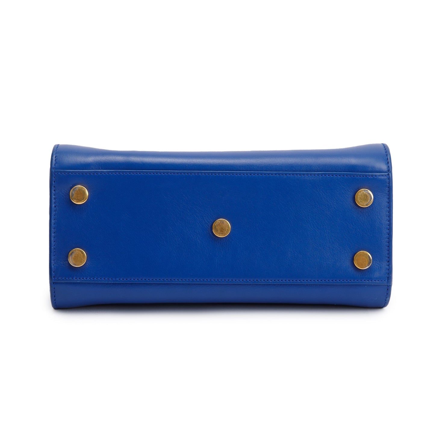 Saint Laurent Blue Smooth Leather Nano Sac De Jour