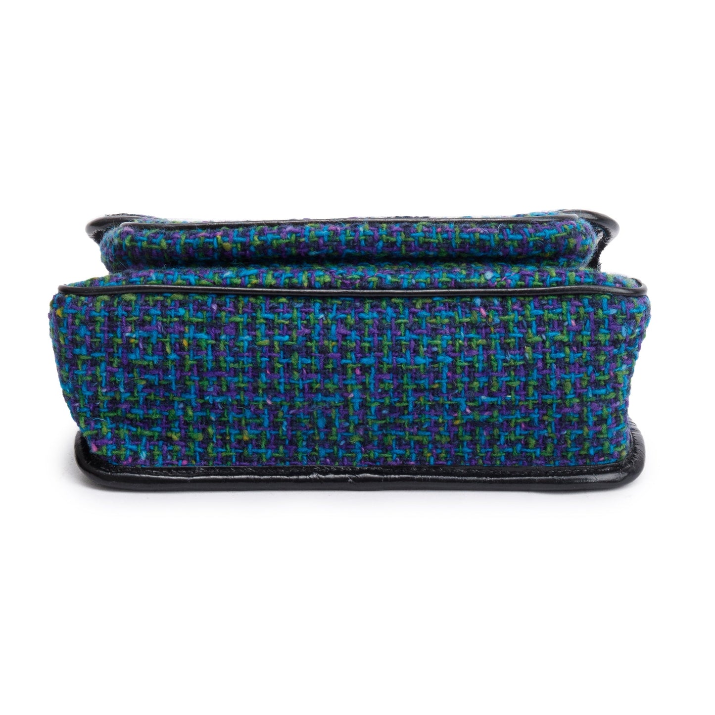 Saint Laurent Blue Tweed Niki Shoulder Bag