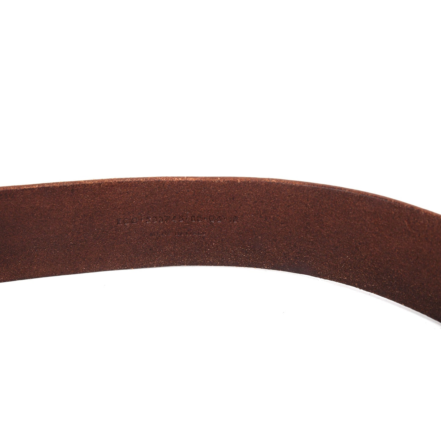 Saint Laurent Brown Leather Celtic Belt