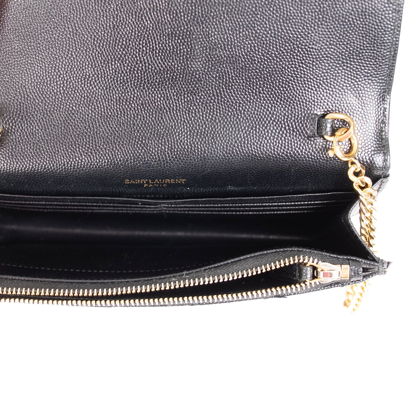 Saint Laurent Cassandre Envelope Chain Wallet