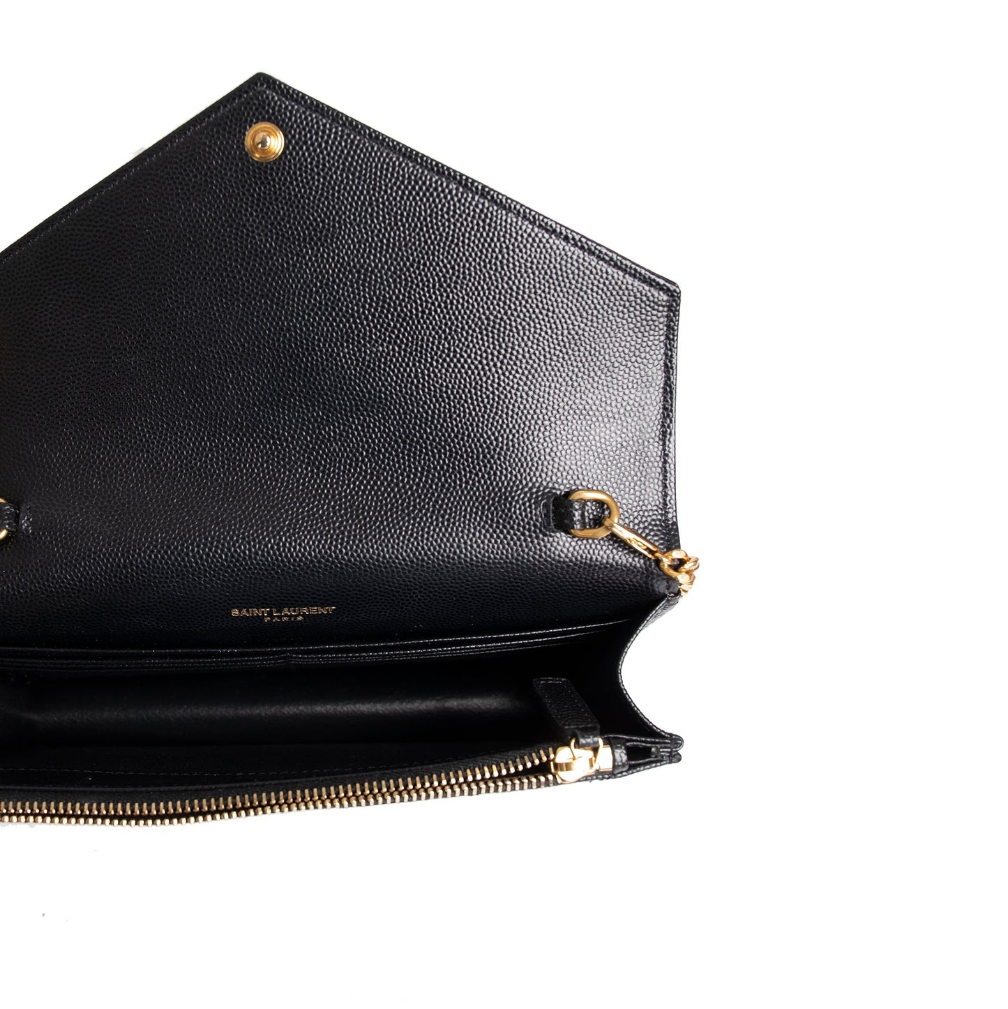Saint Laurent Cassandre Envelope Chain Wallet