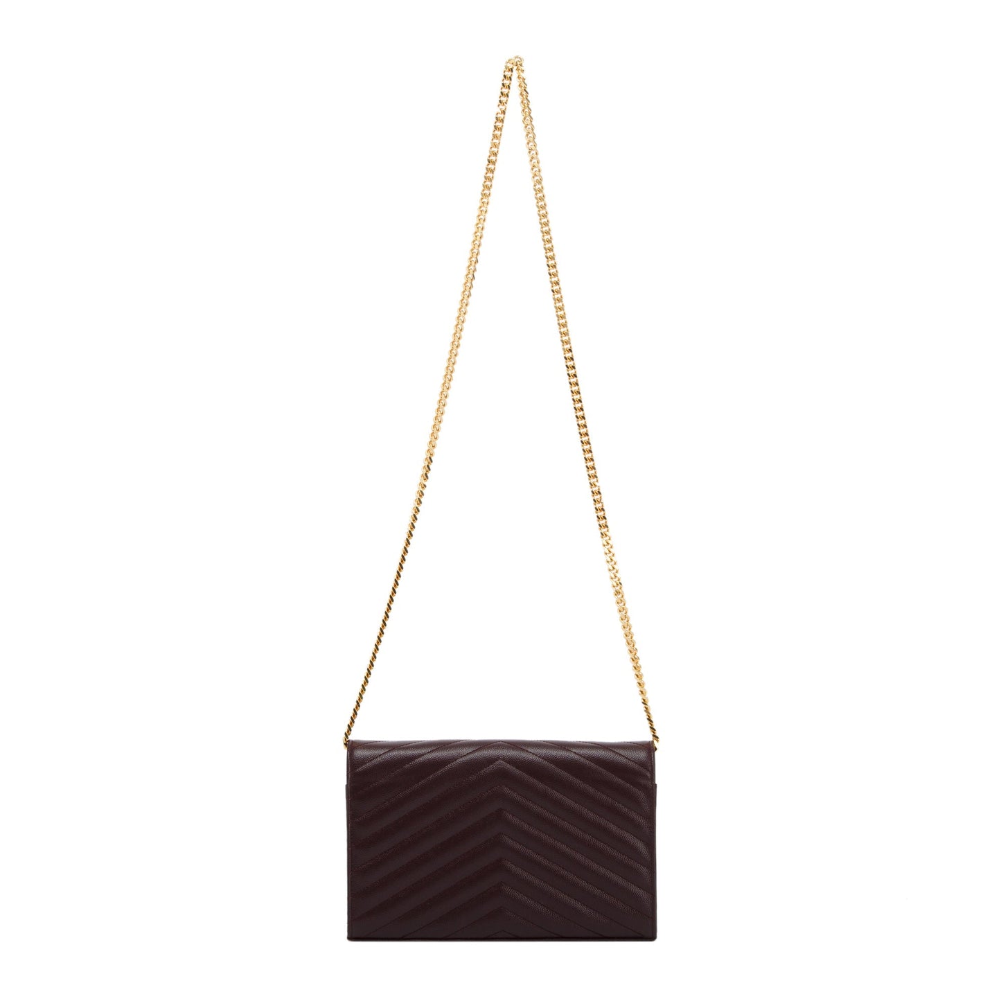 Saint Laurent Cassandre Matelasse Chain Wallet
