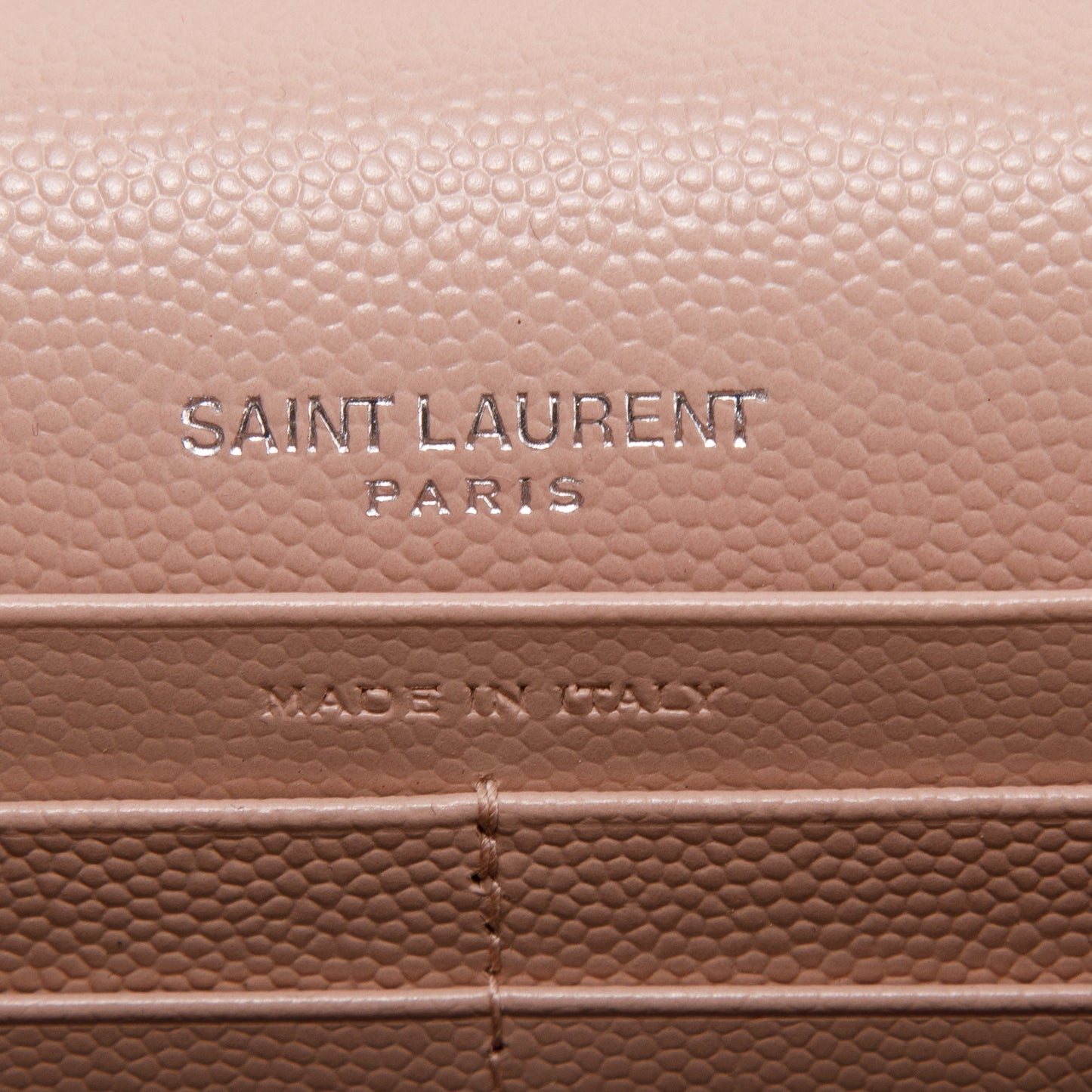 Saint Laurent Cassandre Matelasse Envelope Chain Wallet