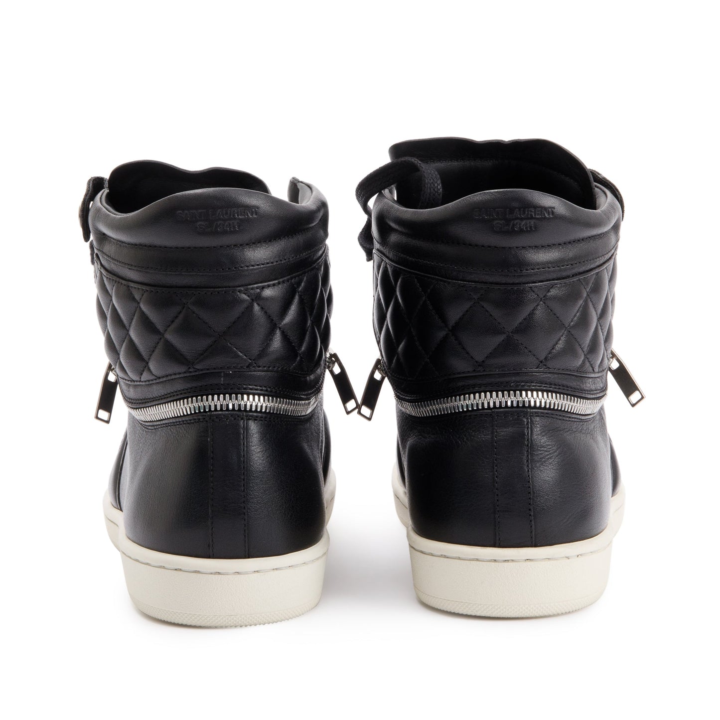 Saint Laurent Court Classic High Top Sneakers SL34/H, Size 41.5