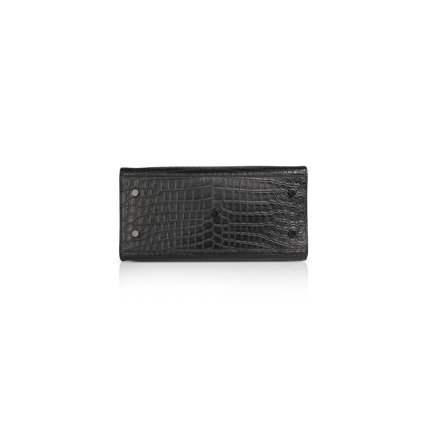 Saint Laurent Crocodile Embossed Small Cabas Bag