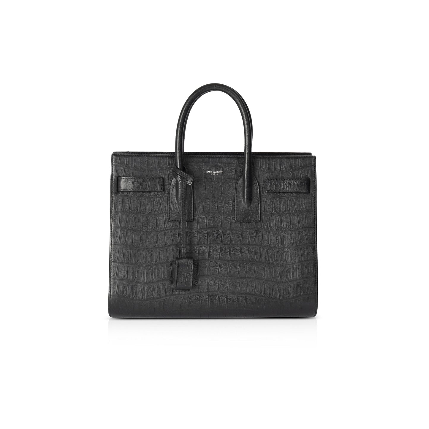 Saint Laurent Embossed Crocodile Small Sac De Jour
