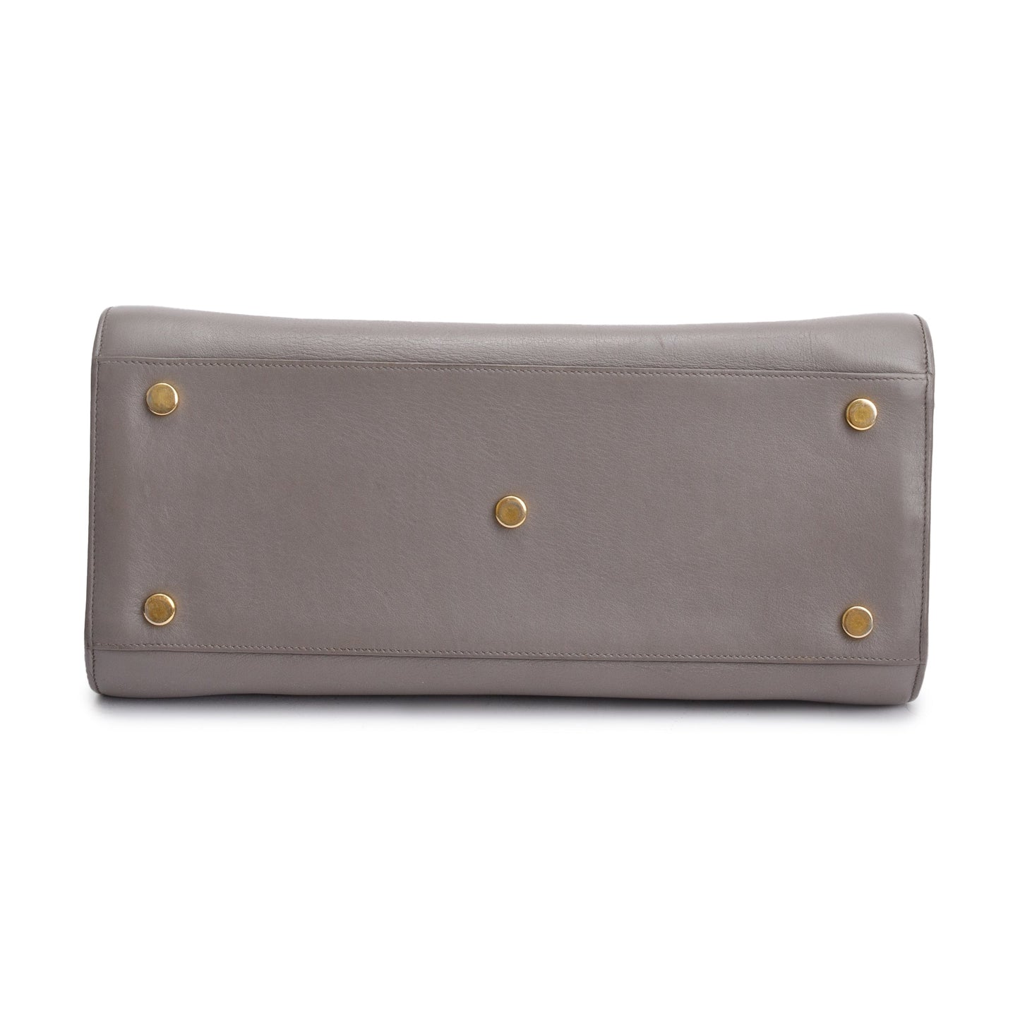 Saint Laurent Grey Leather Small Sac De Jour