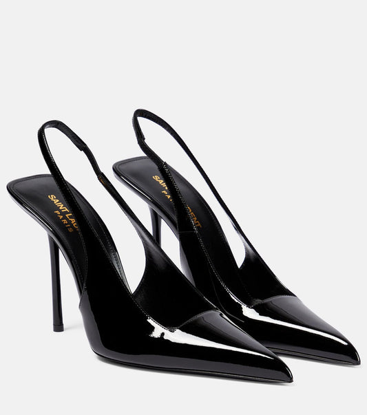 YSL SAINT LAURENT KISS 105 SLINGBACK PUMPS