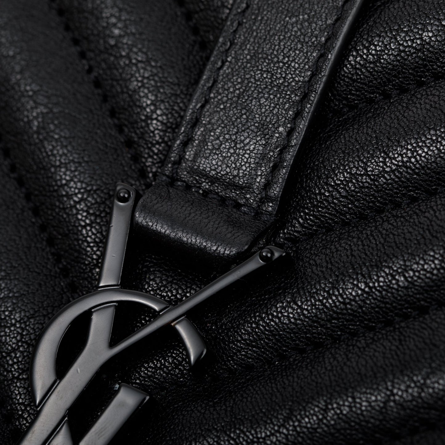 Saint Laurent Large Chevron College Bag