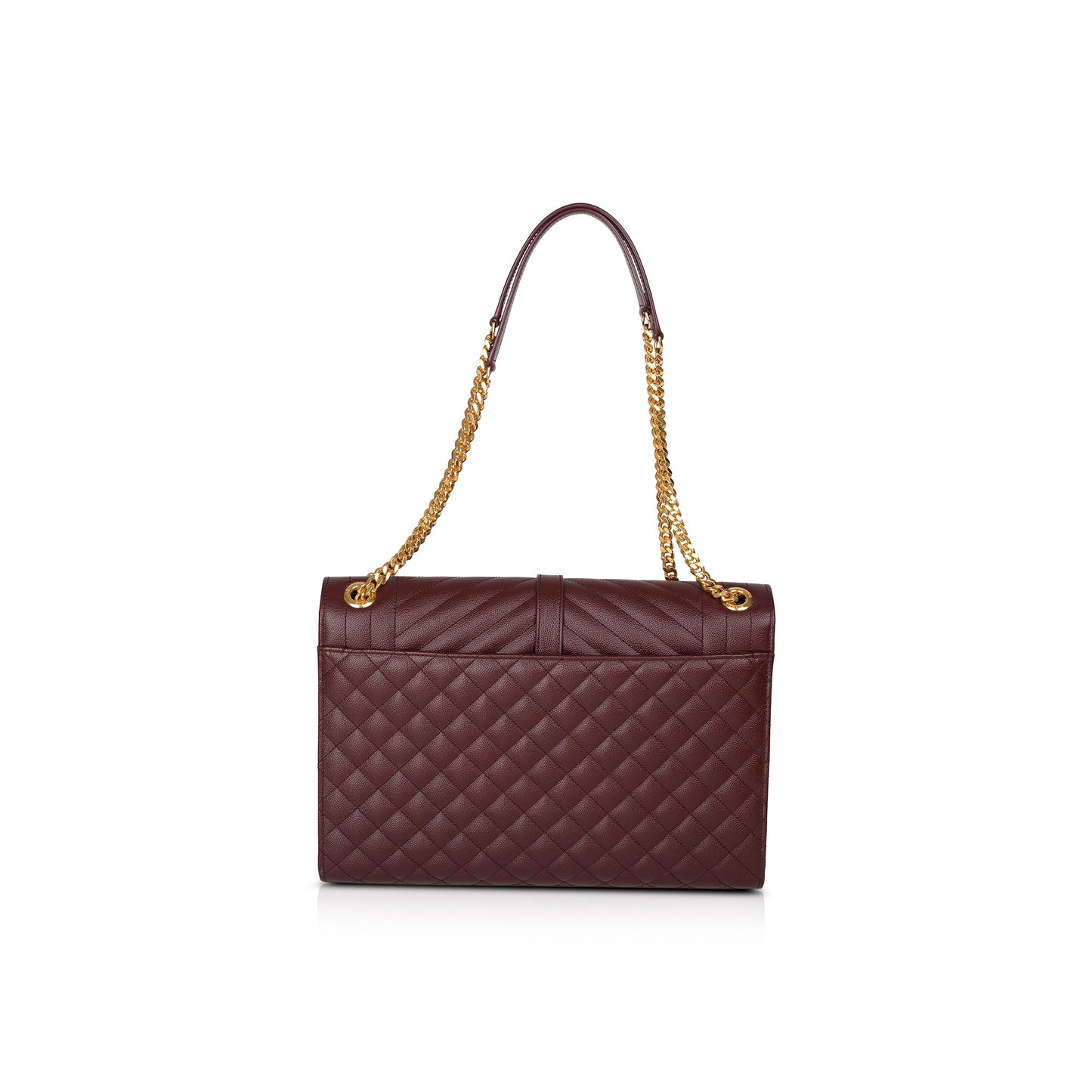 Saint Laurent Large Monogram Matelasse Envelope Chain Bag