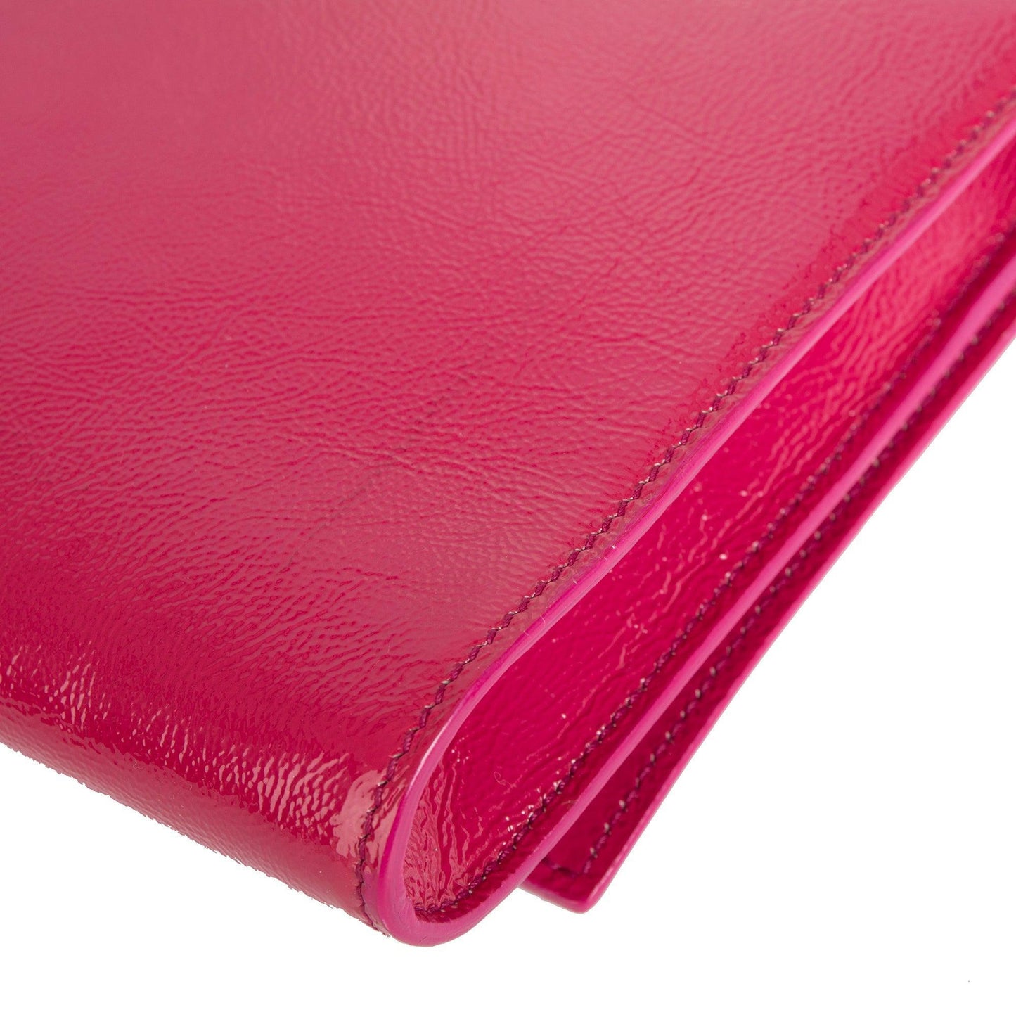 Saint Laurent Large Patent Leather Belle de Jour Clutch