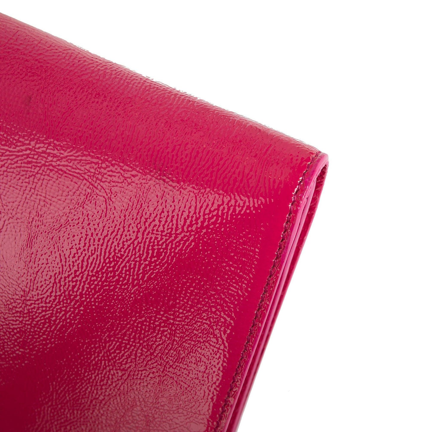 Saint Laurent Large Patent Leather Belle de Jour Clutch