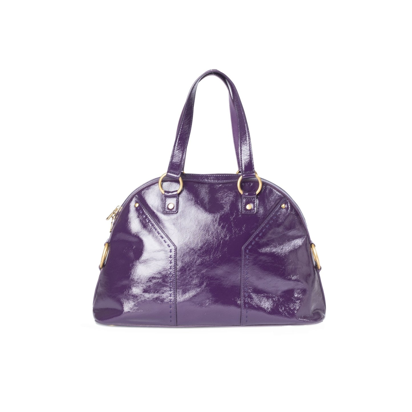Saint Laurent Large Patent Leather Muse Bag