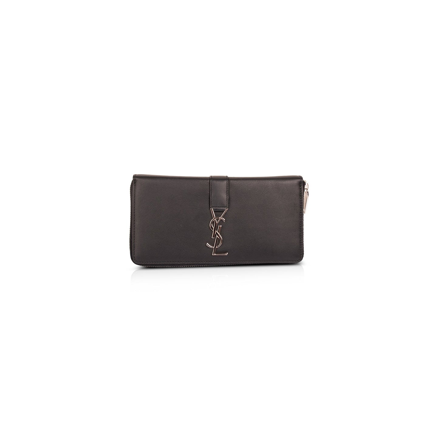 Saint Laurent Leather Continental Wallet