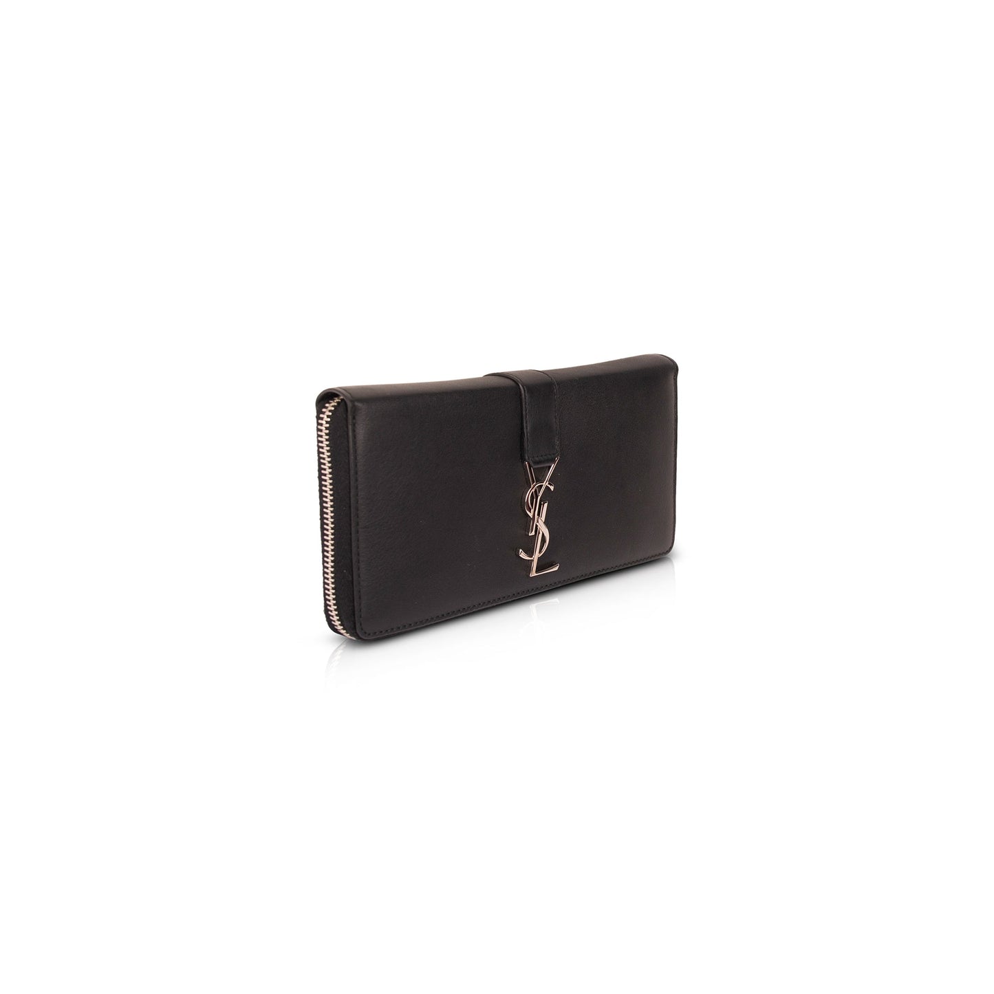Saint Laurent Leather Continental Wallet