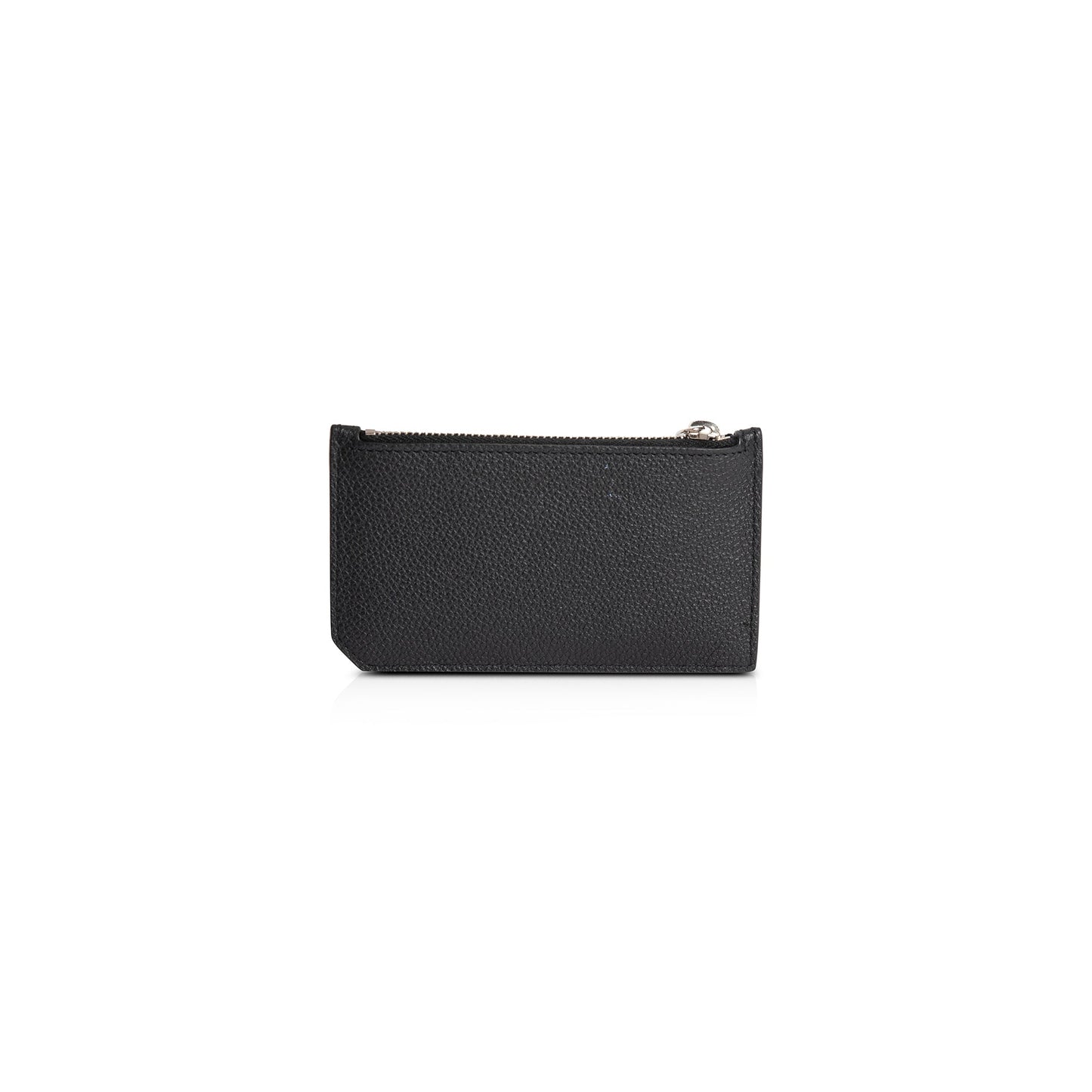Saint Laurent Leather Zip Card Case