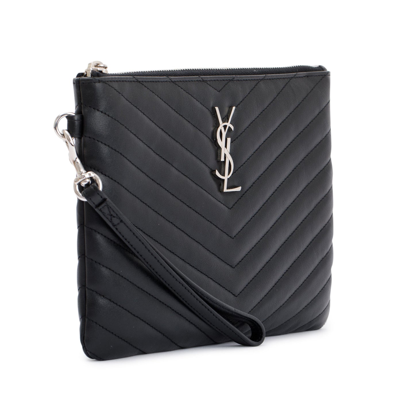 Saint Laurent Matelasse Cassandre Wrist Pouch