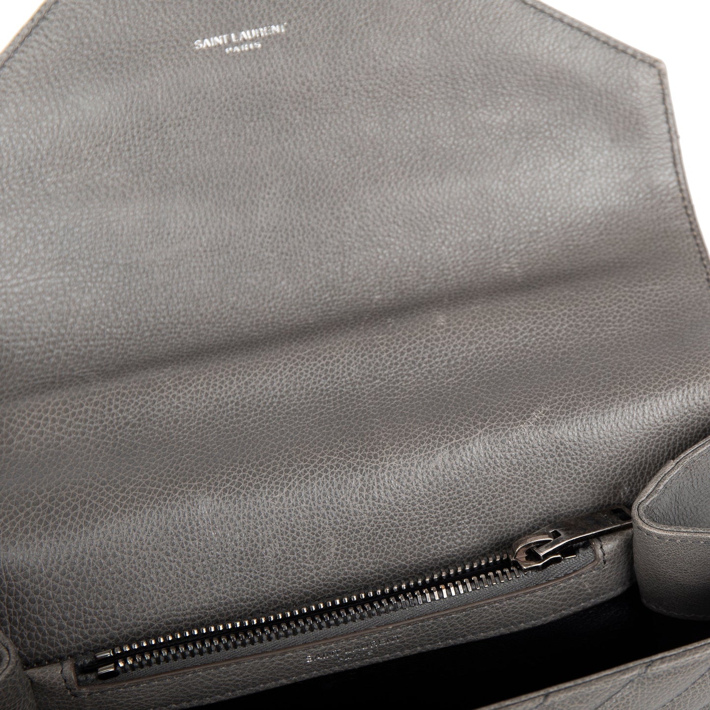 Saint Laurent Medium Chevron College Bag
