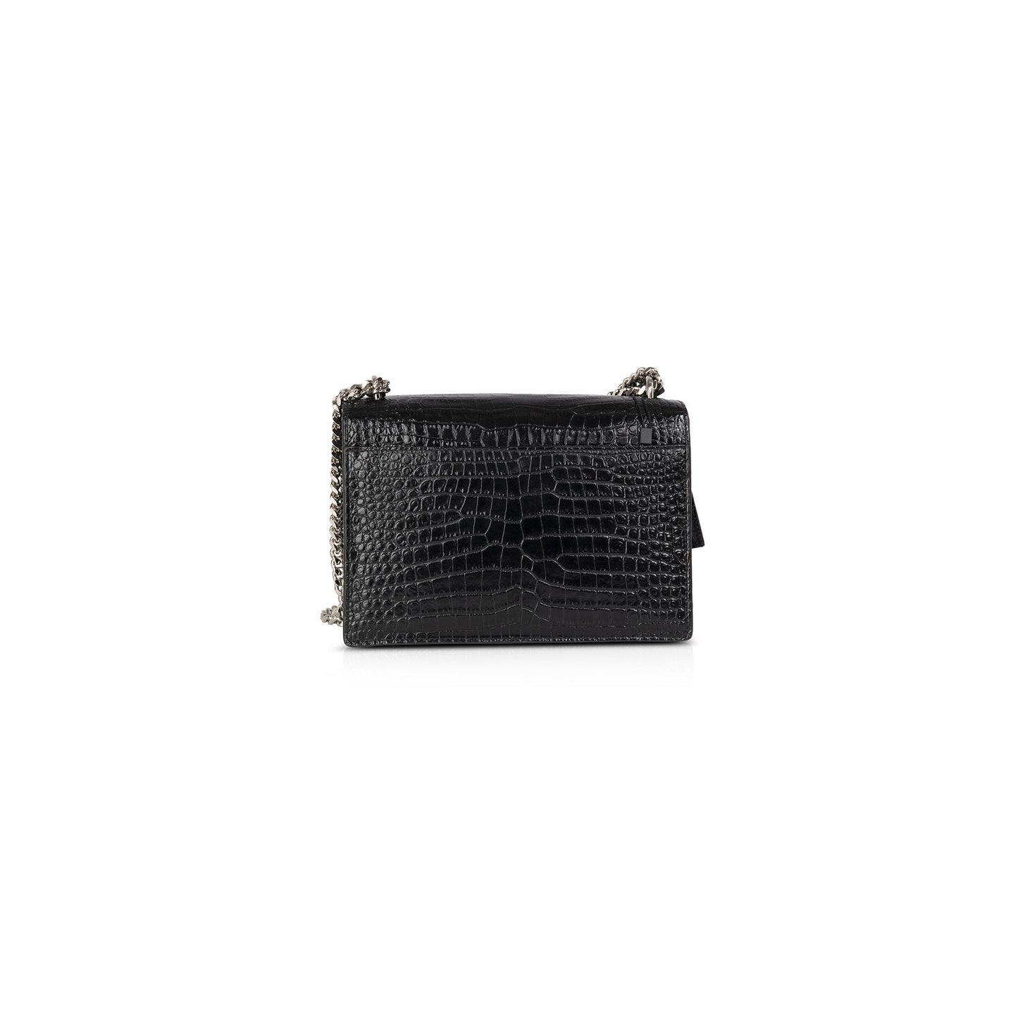 Saint Laurent Medium Crocodile Embossed Sunset Bag