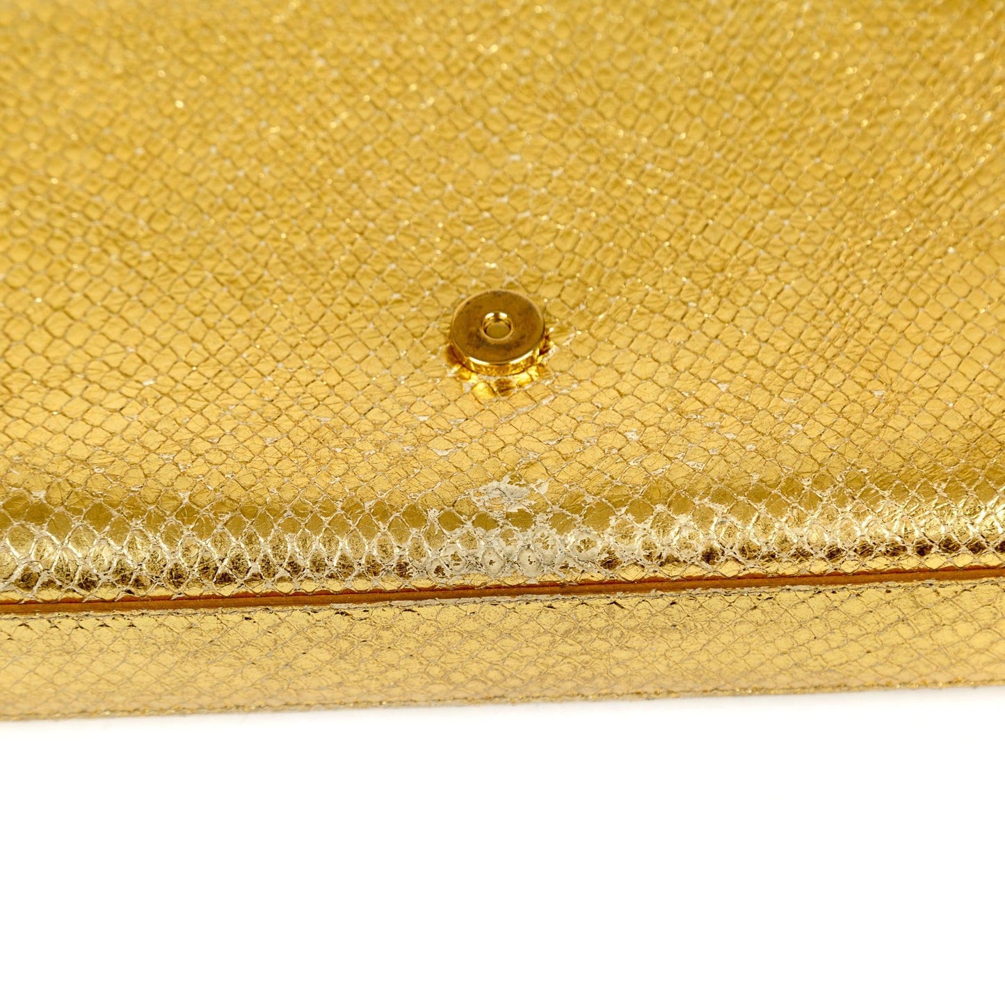 Saint Laurent Medium Python-Embossed Kate Monogram Tassel Bag