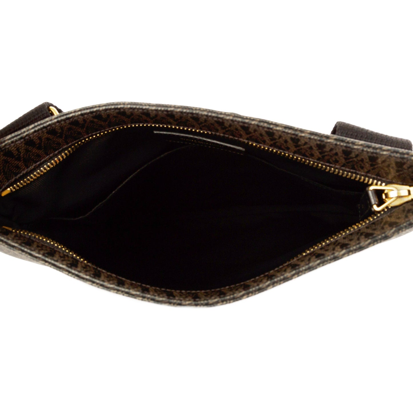 Saint Laurent Monogram Canvas Flat Messenger Bag