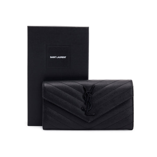 Saint Laurent Monogram Cassandre Envelope Wallet