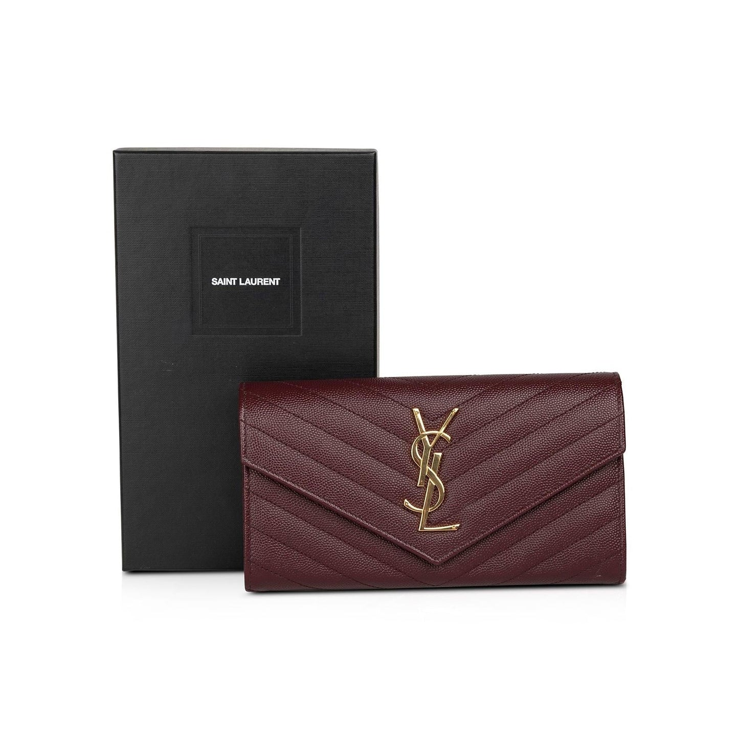 Saint Laurent Monogram Cassandre Envelope Wallet
