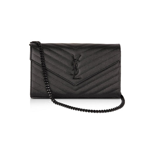 Saint Laurent Monogram Chain Wallet
